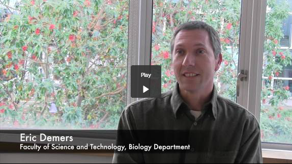 Teaching Excellence Video Series: Eric Demers on hands on experience, conservation research and student skills development